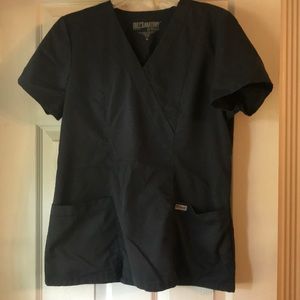 Grey’s Anatomy dark grey scrub set Medium